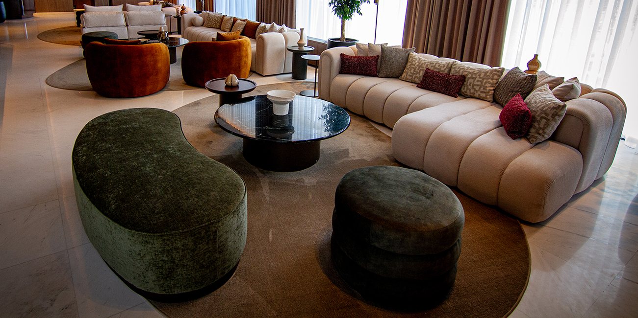 Sofás modulares & poufs